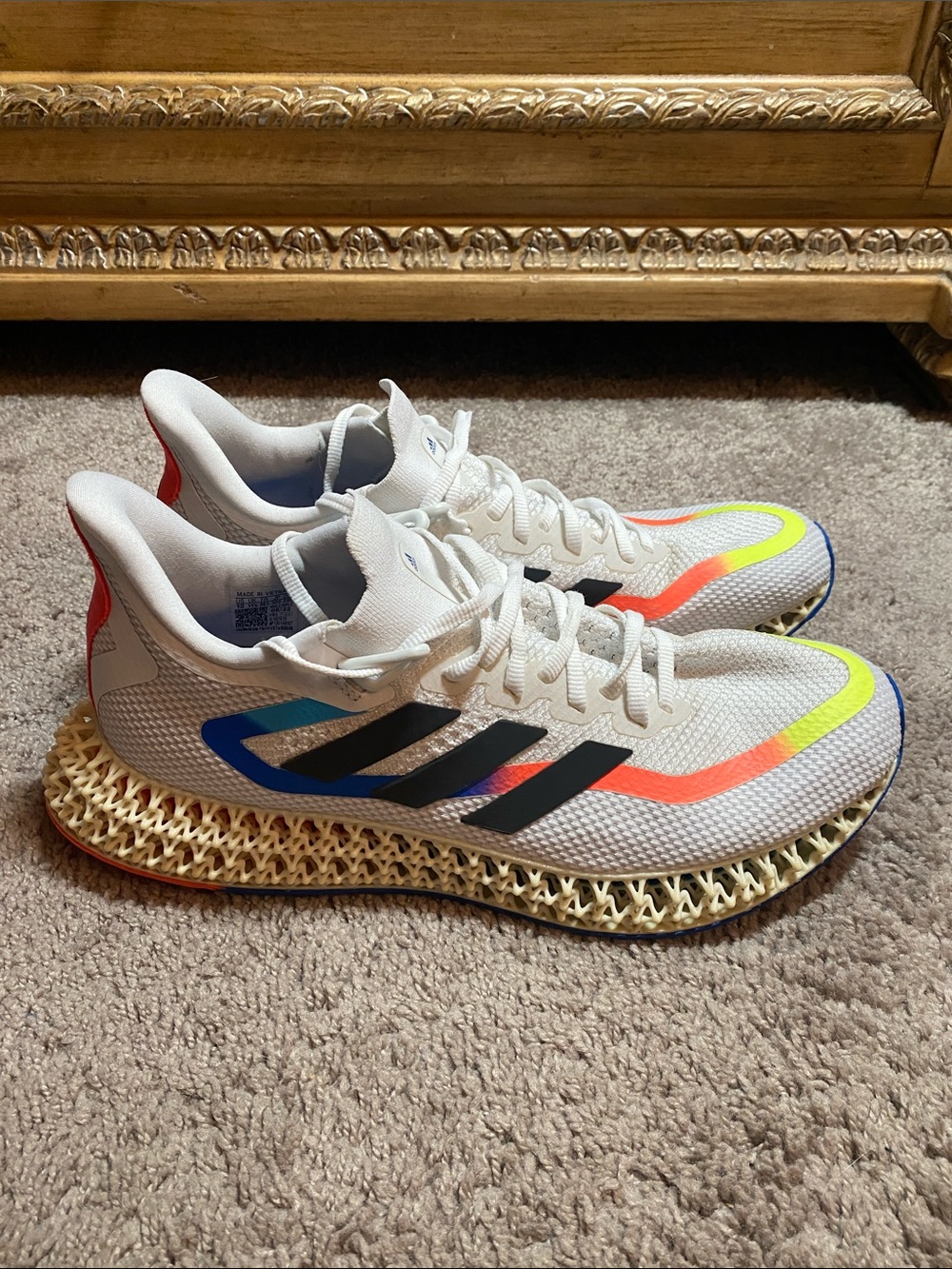 Adidas boost Amiri Supreme 4DFW2 running sneakers men’s size 12
